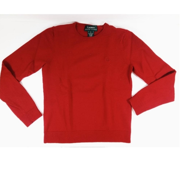 Lauren Ralph Lauren Red Sweatshirt - Picture 1 of 3